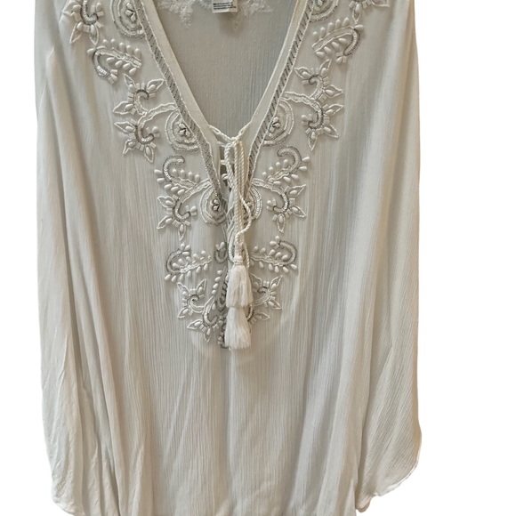 Chicos beaded top size L/XL - Picture 3 of 4
